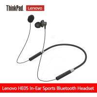 Lenovo หูฟัง Bluetooth5.0ชุดหูฟังไร้สายแม่เหล็ก IPX5หูฟังคล้องคอหูฟังกีฬากันน้ำพร้อมไมค์ตัดเสียงรบกวน