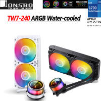 Jonsbo TW7-240 ARGB Integral Water-cooled CPU Cooler 240 ระบายความร้อน ARGB Copper core PWM Fan 260TDP Intel LGA1700 115X 1200 AMD AM4-kxodc9393