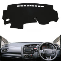 รถจัดแต่งทรงผม Dashmat สำหรับ Honda Fit Jazz 2014-2017 2018 2019 Dashboard Cover Mat Pad Dash Sunshield ป้องกันพรมพรมอุปกรณ์เสริม