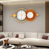 Minimalist Nordic Modern Quartz Wall Clock, Creative Mute แฟชั่นนาฬิกาห้องนั่งเล่นร้านอาหาร Entrance ตกแต่งผนังนาฬิกา100*45ซม.