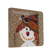 Original English picture book snowballs paperboard Book snowball color zoo by Lois Ehlert
