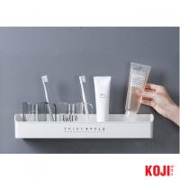 KOJI DIY ถาดวางของติดผนัง รุ่น 2JYS040-WH ขนาด 10.5x40.5x7 cm. สีขาว