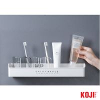 houseshop216-KOJI DIY ถาดวางของติดผนัง รุ่น 2JYS040-WH ขนาด 10.5x40.5x7 cm. สีขาว การันตีถูกที่สุด