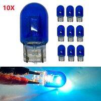 10Pcs 7440 W21W 582 T20 1881 12V 21W Xenon HID Blue Glass Wedges Car Bulb External Lights Halogen Lamp Lights Automotive Ceiling Lights