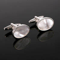 Cufflinks สำหรับผู้ชาย TOMYE XK23019หรูหราฝังเชลล์รูปไข่ Tuxedo ชุดลำลองอย่างเป็นทางการข้อมือลิงค์ของขวัญแต่งงานเครื่องประดับ