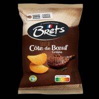 สินค้าเข้าใหม่ ? เบรทส์ มันฝรั่งทอดกรอบสัญชาติฝรั่งเศส Brets Potato Chips 125g.?ซี่โครงเนื้อย่าง