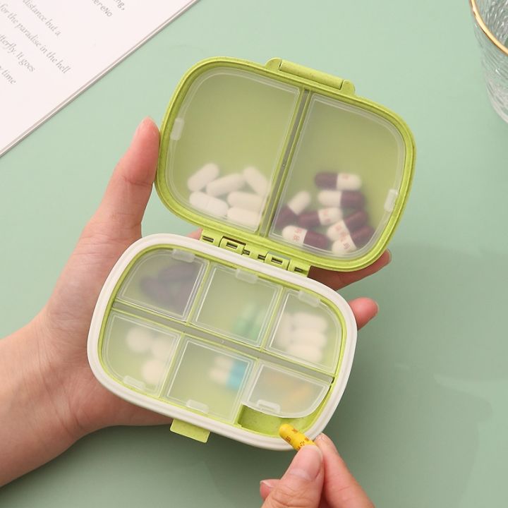 cw-8-grids-organizer-container-for-tablets-travel-pill-box-with-ring-small-straw-medicines