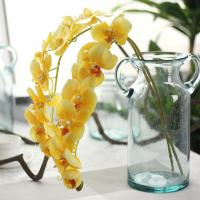 Fake flower Phalaenopsis artificial flower 2022 light luxury touch living room decoration flower home PU high-end decoration decoration flower