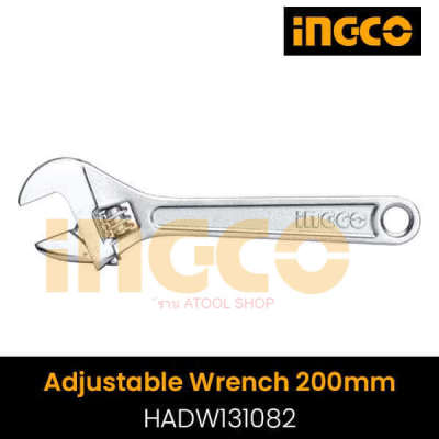 INGCO ประแจเลื่อน 8 นิ้ว รุ่น HADW131082