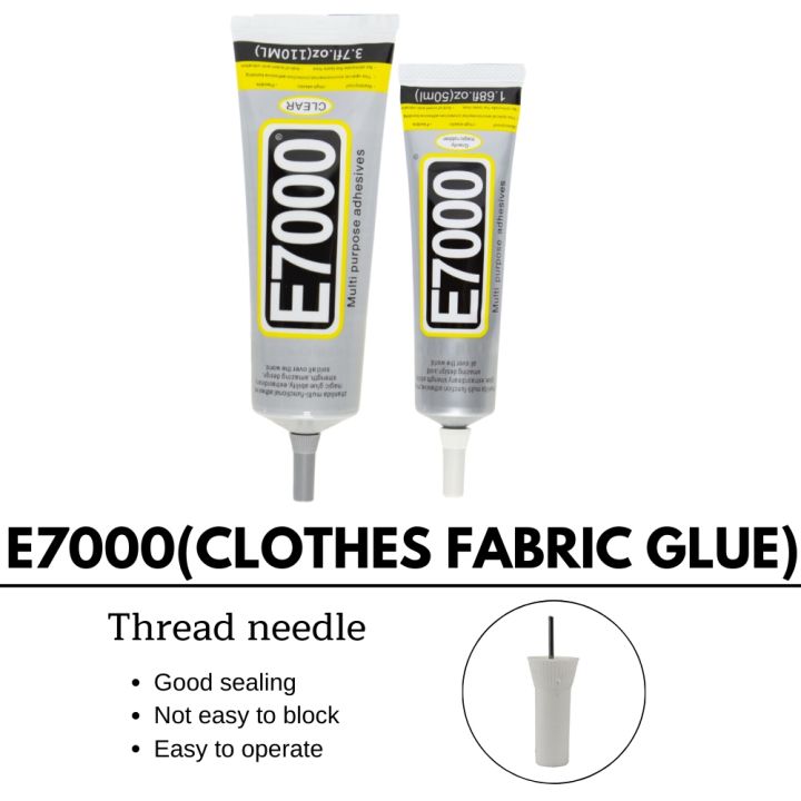 e7000-50-110ml-contact-fibre-fabric-adhesive-multipurpose-wedding-leather-glass-glue