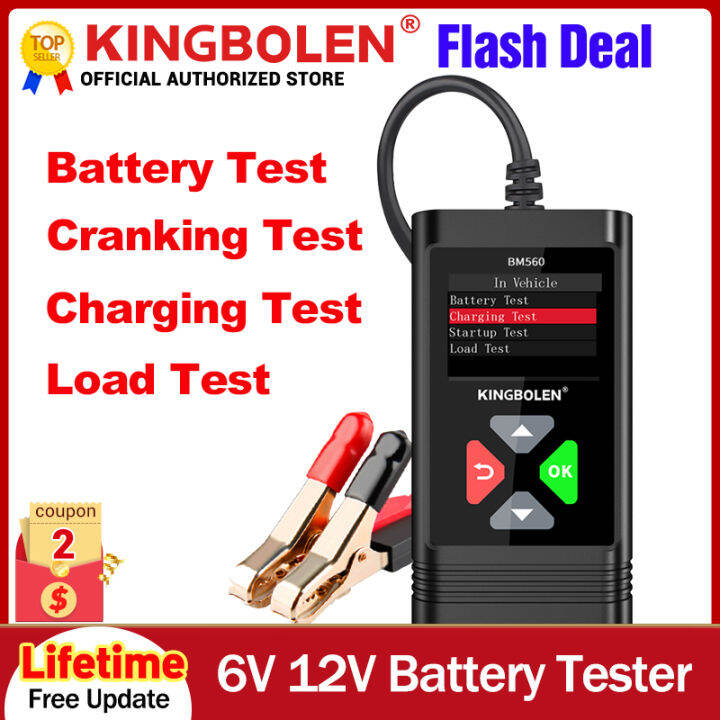 Kingbolen BM560 Car Battery Tester 6V 12V BM580 Battery yzer Cranking