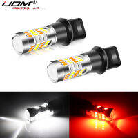 iJDM 12V T15 LED WhiteRed Dual-Color 912 921 W16W led Bulbs For Honda Kia Nissan Toyota Backup Reverse Lights &amp; Rear Fog Lamp