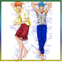 60x180 ซม. อะนิเมะฟอกขาว Kurosaki Ichigo ปลอกหมอนคอสเพลย์กอด Dakimakura สองด้านพิมพ์หมอนเตียง Peachskin