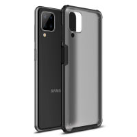 Samsung Galaxy A12 Case, RUILEAN Soft TPU + Sturdy PC Translucent Matte Drop-proof Case for Samsung Galaxy A12