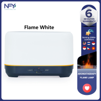 [สินค้าใหม่2023] เครื่องเพิ่มความชื้นในหน้าจอในบ้านเครื่องทำความชื้น Flame ขนาด200มล. เครื่องเครื่องพ่นน้ำมันหอมระเหยเปลวไฟ3D