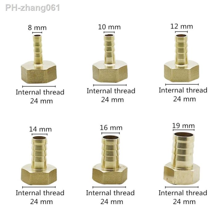 8-10-12-14-16-19mm-barbed-pipe-fitting-with-3-4-quot-bsp-female-thread-brass-hose-adapter-pneumatic-pipe-joint-2-pcs