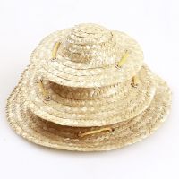 Sun Hat Dog Cat Straw Hat Small Hiking SmallLarge Dogs hats Cap