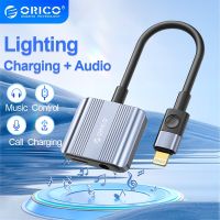 ORICO Type C 3.5 Jack Earphone Adapter 2 in 1 Lightning USB C to 3.5mm Headphones AUX Audio Adapter Cable For Huawei Xiaomi iPad Cables