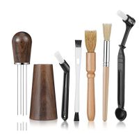 6 Pieces Espresso Coffee Stirrer Coffee Brush Set Espresso Brush Kit Espresso Accessories Espresso Distribution Tool