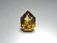 พลอยซิทริน(Citrine) ทรงหยดน้ำ หนัก 7.70 กะรัต ขนาด 11x8x15 mm. พลอยแท้ 100% เนื้อดี ราคาถูก