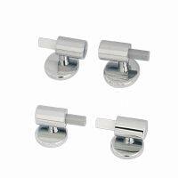 1Sets Seat Zinc Alloy Toilet Hinges Bathroom Mountings Top Durable Universal Fittings Easy Install for Toilet Replacement Parts