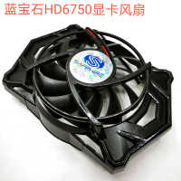 สำหรับ HD5670ไพลิน Radeon HD5550 HD6570 HD6670การ์ดจอพัดลมทำความเย็น