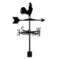 Weathervane กับสัตว์ไก่สวน Stake สภาพอากาศ Vane ตัวบ่งชี้ทิศทางลม Rooster erel เครื่องประดับ Art Craft