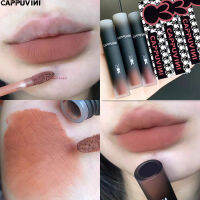 CAPPUVINI ลิปแมทกระต่ายดำ?? พรัอมส่งในไทย ลิปสติกเนื้อแมทกํามะหยี่ ไม่ตกร่องสบายปากมากติดทนนาน ?