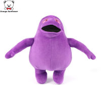 The Grimace Shake ตุ๊กตาผ้ากำมะหยี่การ์ตูนอะนิเมะเกมตัวละครของเล่นตุ๊กตายัดไส้นุ่มสำหรับของขวัญเด็กชายหญิง