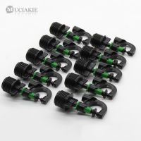 MUCIAKIE 10PCS G-typed 360 Degrees Rotating Micro Garden Sprinkler 1/2 39; 39; (20mm) Male Thread Connector Lawn Garden Irrigation