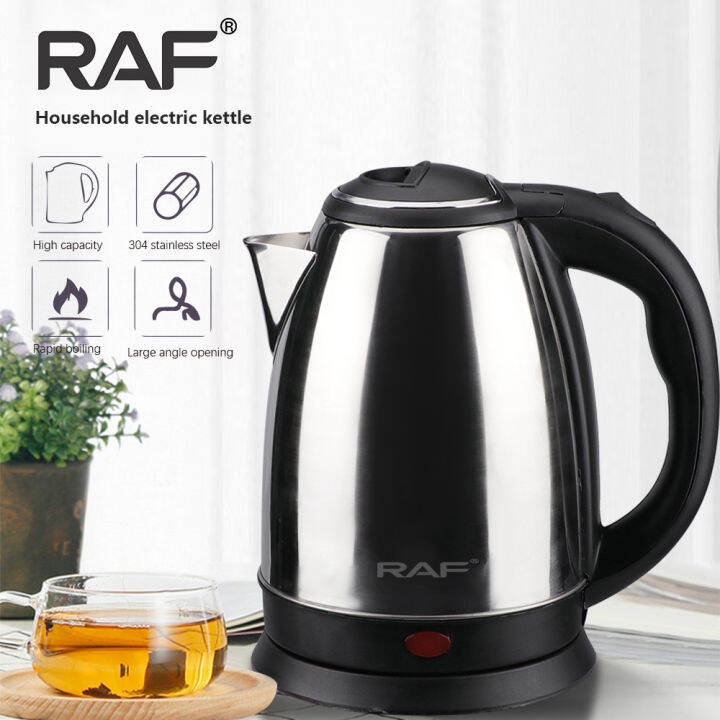 RAF ELECTRIC KETTLE R.7816 1500W,LED LAMP, HIGH QUALITY STAINLESS STEEL