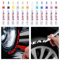 Car Wheel Tire Oily Painting Pen Auto Rubber Tyre Polishes Metal Permanent Waterproof Car Paint Pen Cleaner