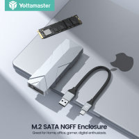 เคส SSD Yottamaster 10Gbps สำหรับ M.2 NVMe Pcie/ngff SATA เอสเอสดี USB 3.1 Gen2เข้ากันได้กับคีย์ M และ B &amp; M