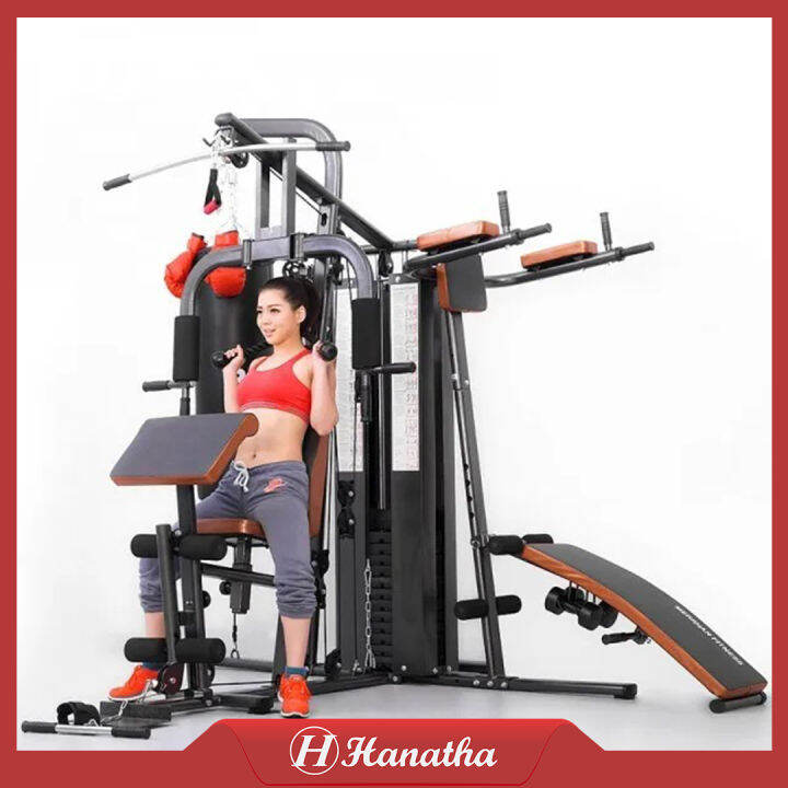 Alat Fitness Home Gym 3 Sisi Plus Samsak Alat Gym Alat Fitnes Rumahan