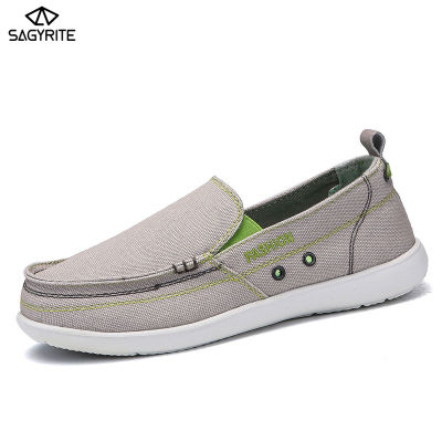 TOP☆SAGYRITE Classic Mens Canvas Shoes Slip-Ons Plus Size Casual Shoes