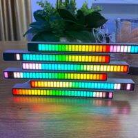 LED Bar Light Sound Control Pickup Rhythm Light Music Atmosphere Light RGB Colorful Tube Energy-Saving Lamp Ambient Light Night Lights