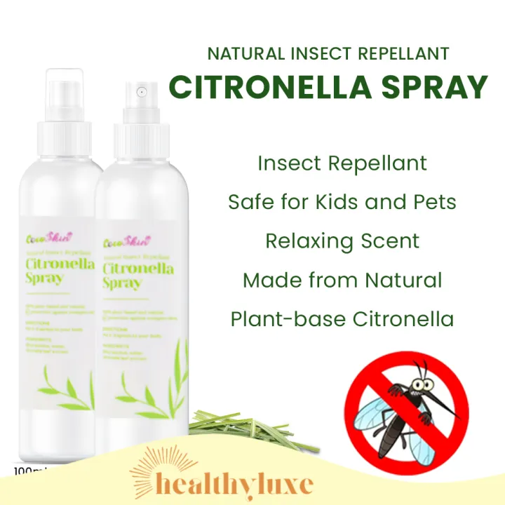 100 Natural Citronella Insect Repellant Spray AntiDengue Anti