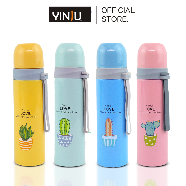YINJU Termos Stainless Steel 500 ML Air Panas Tahan Lama Besi Tebal