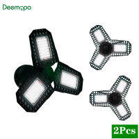 2ชิ้นล็อต deformable โคมไฟ E27หลอดไฟ LED 40วัตต์60วัตต์80วัตต์โรงรถแสง AC85-265V เสียรูปแสงสำหรับการทำงานคลังสินค้าโรงงานยิม