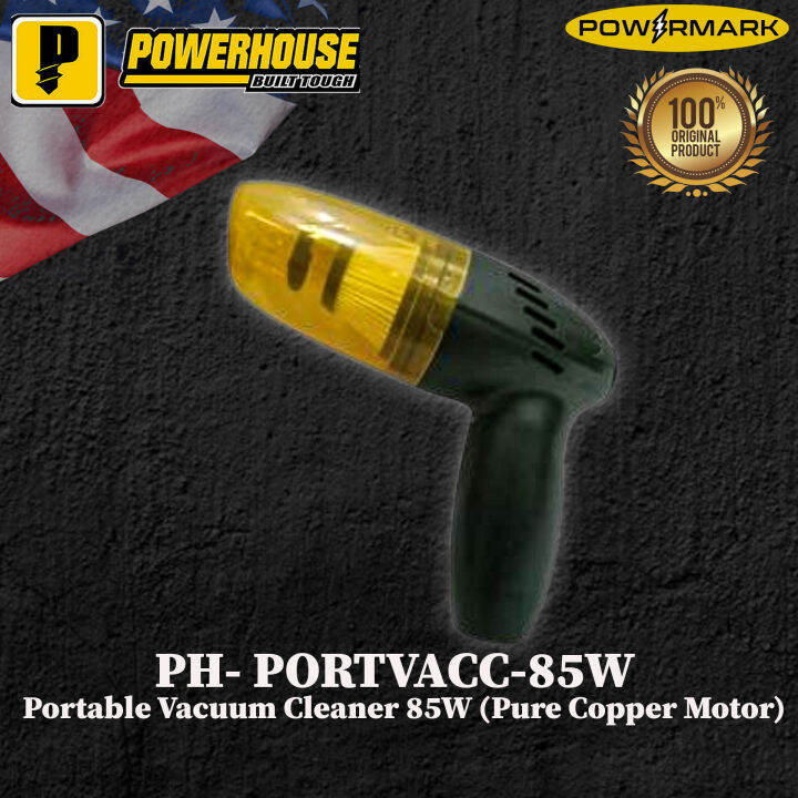 POWERHOUSE PH PORTVACC85W Portable Vacuum Cleaner 85W (Pure Copper Motor) [POWERMARK PCT