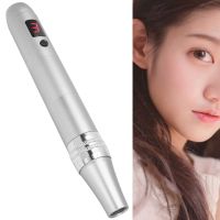 Professional Derma Pen Micro Needle 3 Gears Adjustment Anti Aging Therapy Skin Device(Silver )