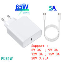 45W 65W 20V 3.25A Type C PD Charger USB C Power Laptop Adapter for Pro Matebook HP XPS Notebooks