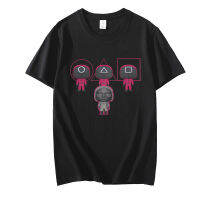 Hipster Tees Printing T-Shirts Men Womens Jumpsuits Squid Game T Shirt Child Kids Game Battle Squidgamer Cotton Clothing