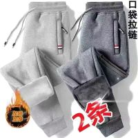 【CC】﹍◎■  Thickened Pants for Men  Warm Joggers Loose Leggings Sweatpants