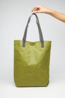 ECOTOPIA SHUTER LIFE Kraftpaper Tote Bag Green