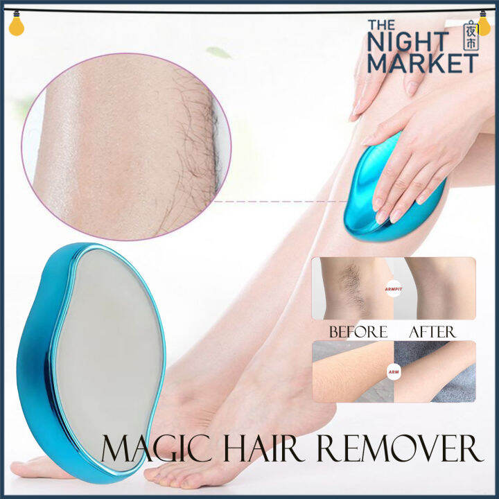 [Night Market] Painless Reusable Magic Hair Eraser Nano Hair Portable Removal Remover Women