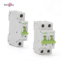 Curve B 1P 2P 1A 6A 10A 16A 20A 25A 32A 40A 50A 63A Miniature Circuit Breaker 6KA 110V/220V/400V 50/60HZ Type B MCB TOMC7-63