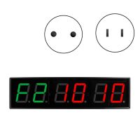 Screen Gym Timer 1.5 Inch Digits Count Down/Up Timer Boxing Cycle Interval Clock Stopwatch Fitness Training