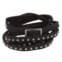 Unisex Punk Rock Multi-layer Rivet Stud Bracelet Bangle Wrap Cuff