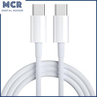 MCR USB C ถึง USB C สายเคเบิล Type C 60W ส่งไฟเร็วสายชาร์จสำหรับอุปกรณ์ Type C 1M/2M